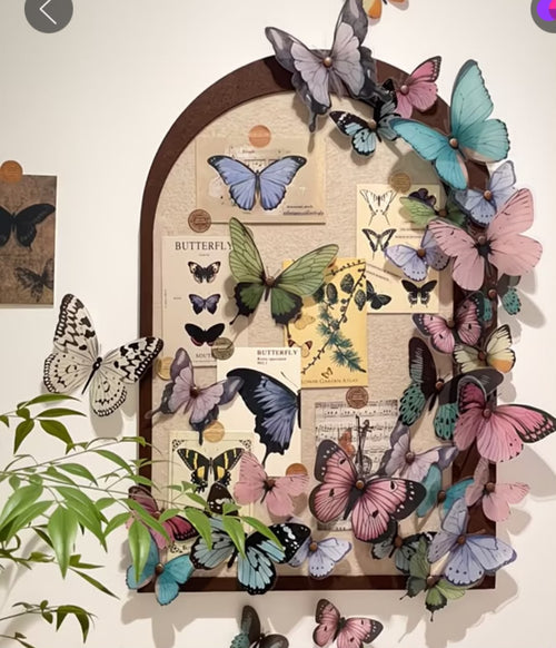 3D Butterfly Wall Decor Set