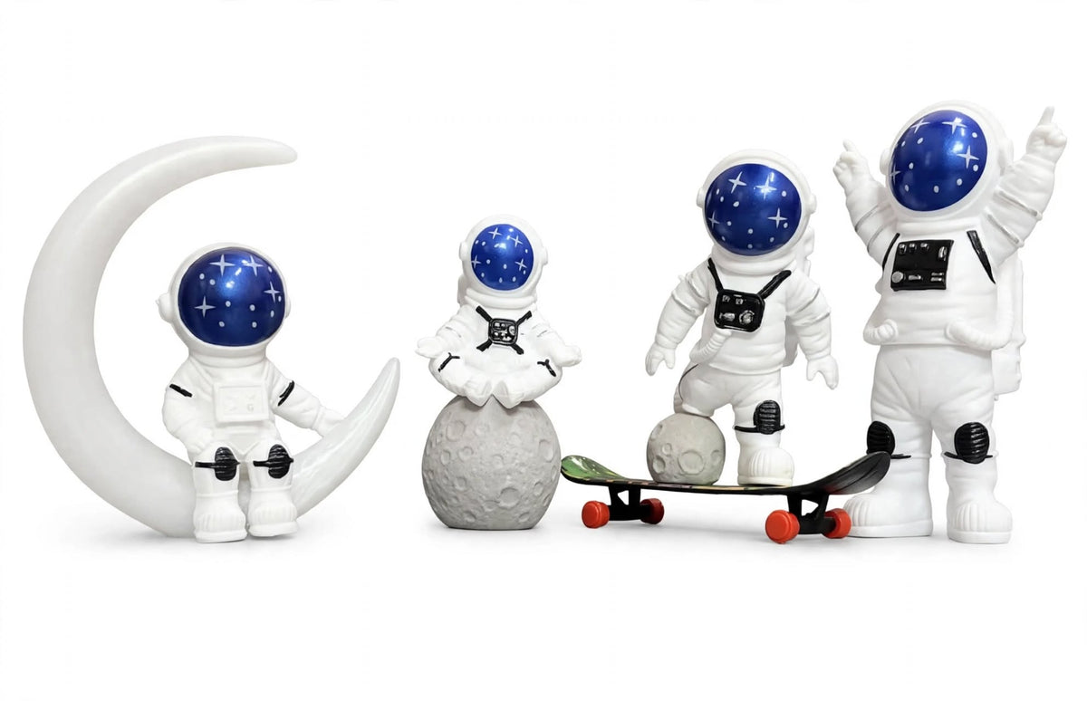 Astronaut Figurines Set of 4