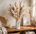 Boho Dried Pampas Grass Bouquet – 100 Stems