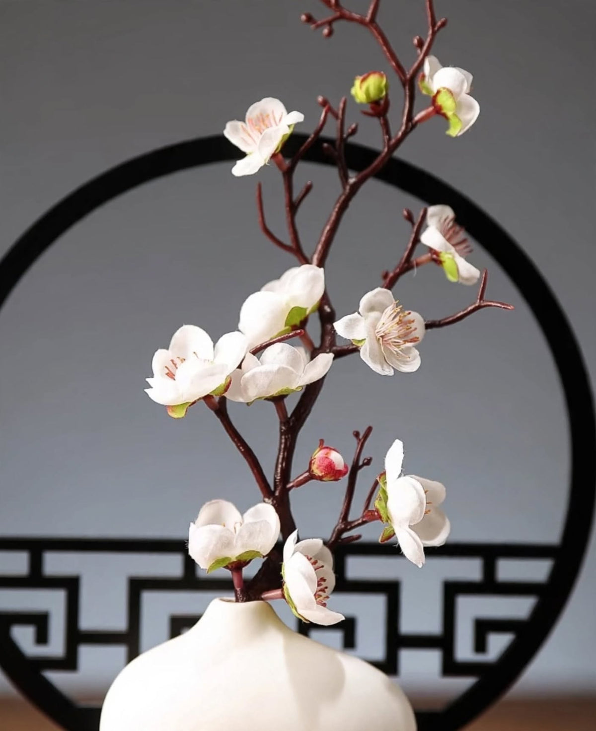 Plum Blossom Moon Gate Vase Display