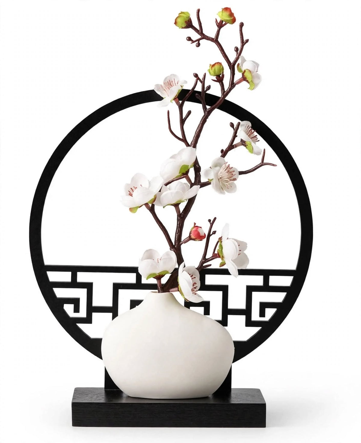 Plum Blossom Moon Gate Vase Display