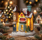 Light-Up Christmas Village Toy Shop