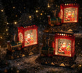 Santa Express Train Glitter Snow Lantern