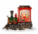 Santa Express Train Glitter Snow Lantern
