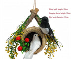 Birds' Nest Wall Hanging with Faux Greenery