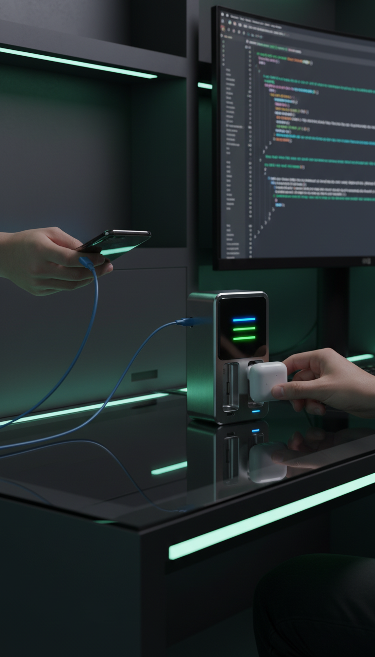 High-Performance Charger in use