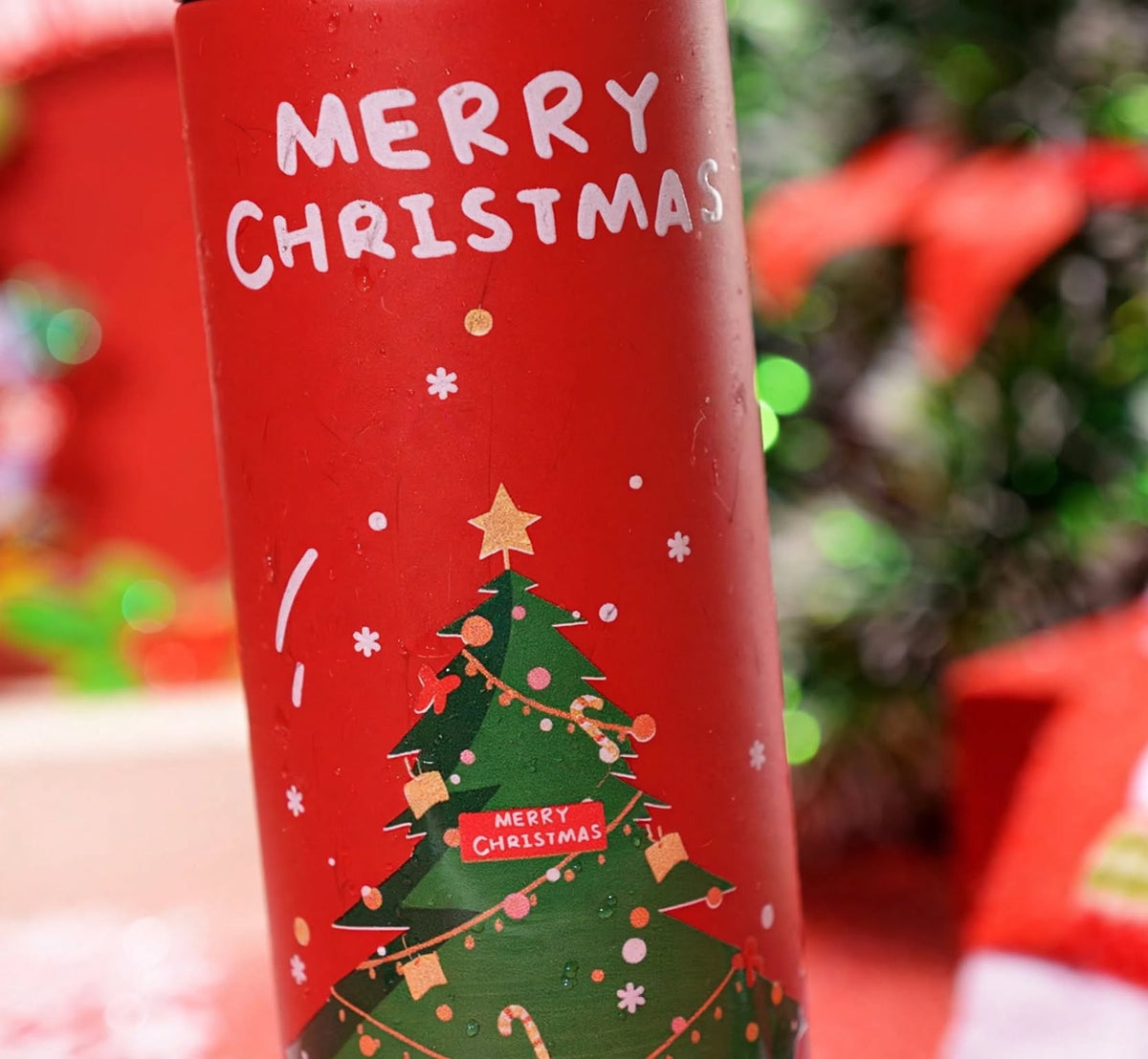 Christmas Thermos Bottle 500ML Size Reference