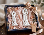 Romantic Couple Statue - Christmas gift box packaging
