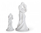 Romantic Couple Statue - luxury gift box packaging with roses